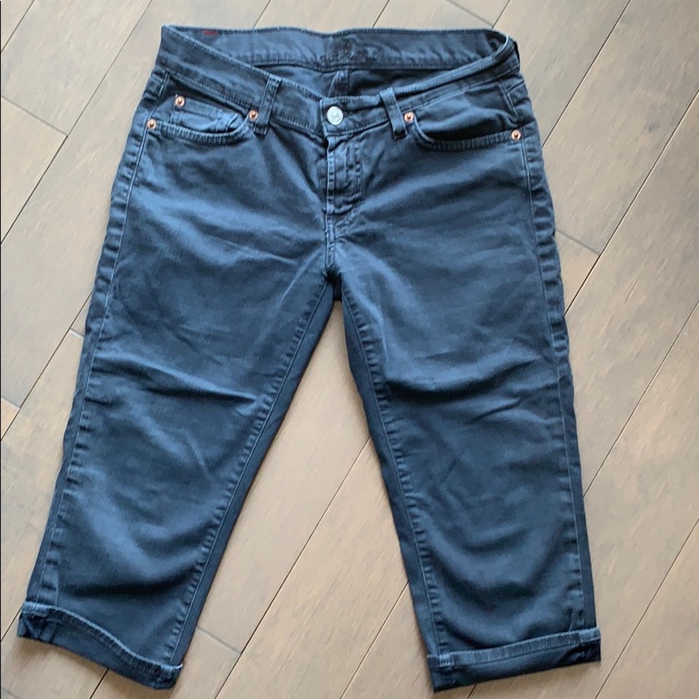 7 For All Mankind Denim Capri - RoxanneUS 27
